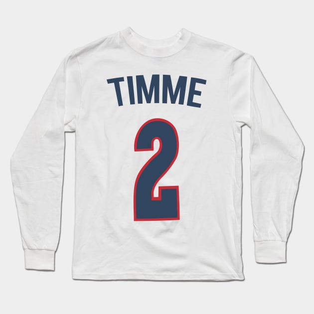 Drew Timme Number 2 Long Sleeve T-Shirt by Azalmawah